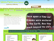 Tablet Screenshot of limesfarmjuniorschool.co.uk